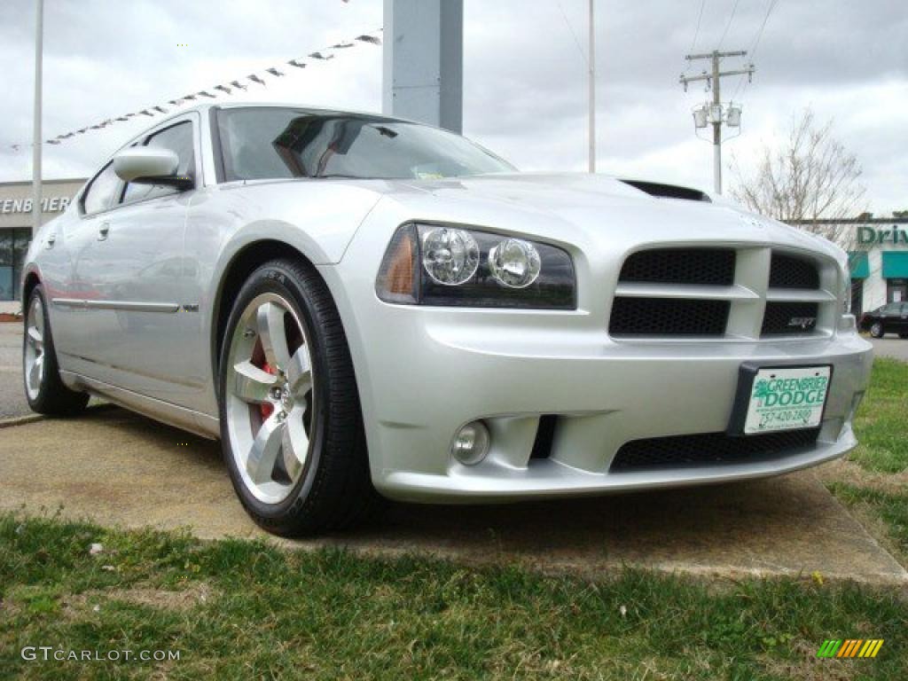 2007 Charger SRT-8 - Bright Silver Metallic / Dark Slate Gray/Light Slate Gray photo #8