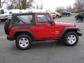 Flame Red - Wrangler X 4x4 Photo No. 3