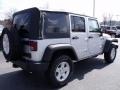 2010 Bright Silver Metallic Jeep Wrangler Unlimited Sport 4x4  photo #3