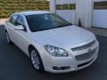 White Diamond Tricoat - Malibu LTZ Sedan Photo No. 5