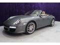 2009 Meteor Grey Metallic Porsche 911 Carrera S Cabriolet  photo #13