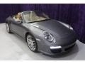 2009 Meteor Grey Metallic Porsche 911 Carrera S Cabriolet  photo #42