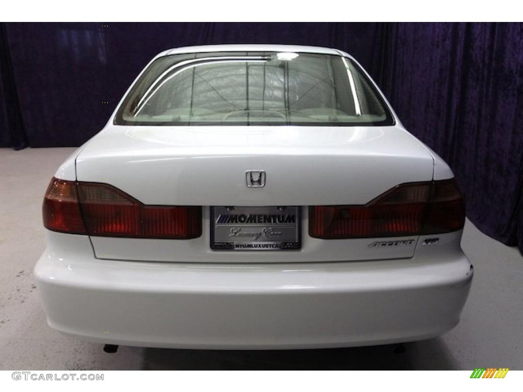 2000 Accord EX V6 Sedan - Taffeta White / Quartz photo #7