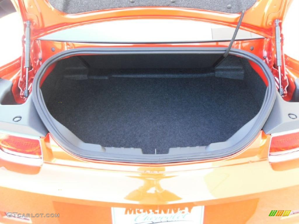 2010 Camaro SS Coupe - Inferno Orange Metallic / Black photo #15