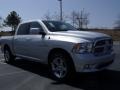 2010 Bright Silver Metallic Dodge Ram 1500 SLT Crew Cab  photo #4