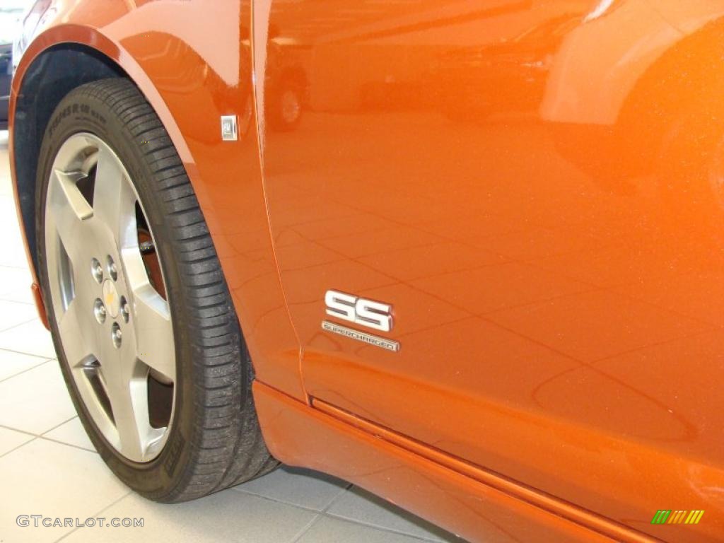 2007 Cobalt SS Supercharged Coupe - Sunburst Orange Metallic / Ebony photo #8
