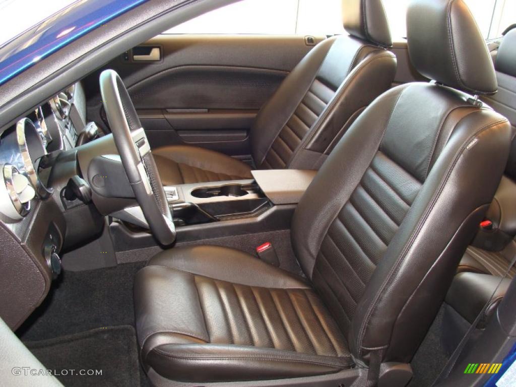 2007 Mustang GT Premium Convertible - Vista Blue Metallic / Dark Charcoal photo #11