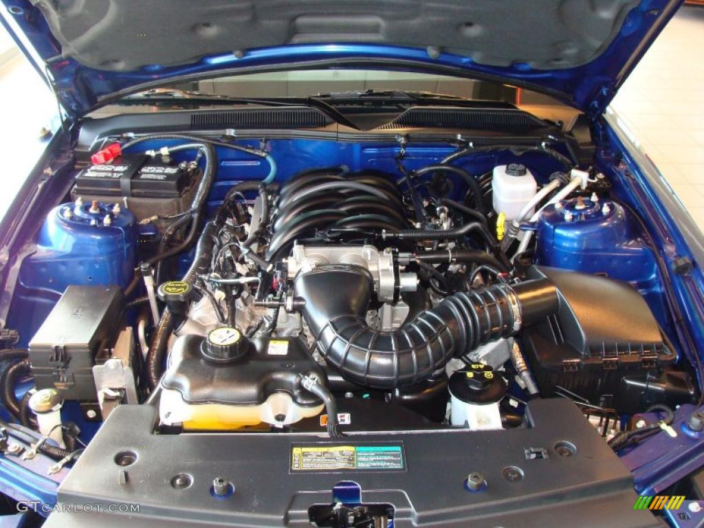 2007 Mustang GT Premium Convertible - Vista Blue Metallic / Dark Charcoal photo #22