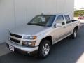 2010 Sheer Silver Metallic Chevrolet Colorado LT Crew Cab  photo #1