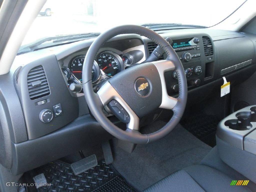 2010 Silverado 1500 LT Extended Cab 4x4 - Black / Ebony photo #25