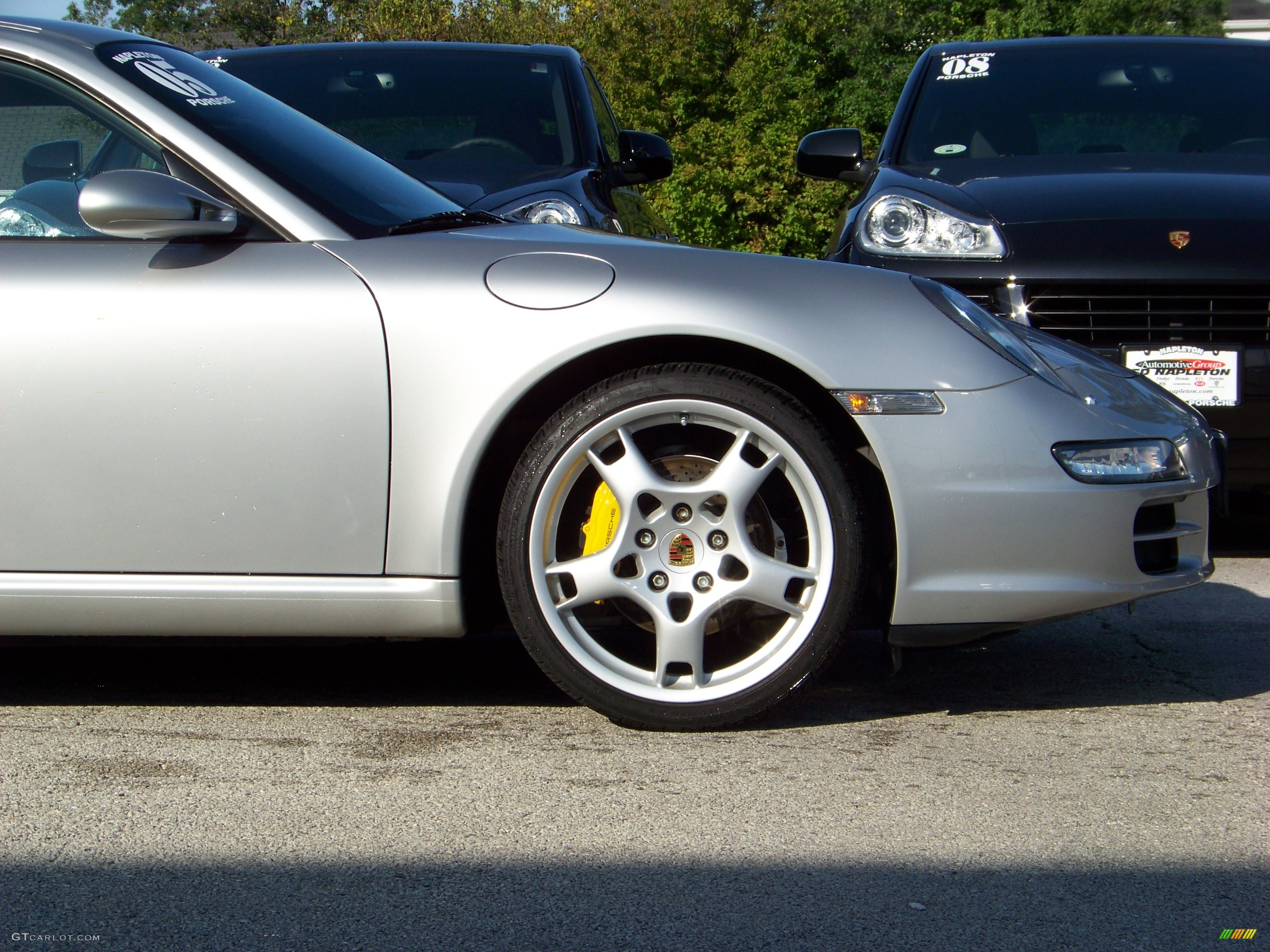 2005 911 Carrera Coupe - Arctic Silver Metallic / Black photo #7