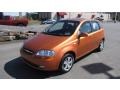 2007 Spicy Orange Chevrolet Aveo 5 LS Hatchback  photo #2