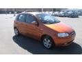 2007 Spicy Orange Chevrolet Aveo 5 LS Hatchback  photo #4