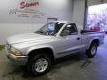 2001 Bright Silver Metallic Dodge Dakota SLT Regular Cab 4x4  photo #2