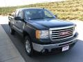 2010 Onyx Black GMC Sierra 1500 SLE Extended Cab 4x4  photo #6