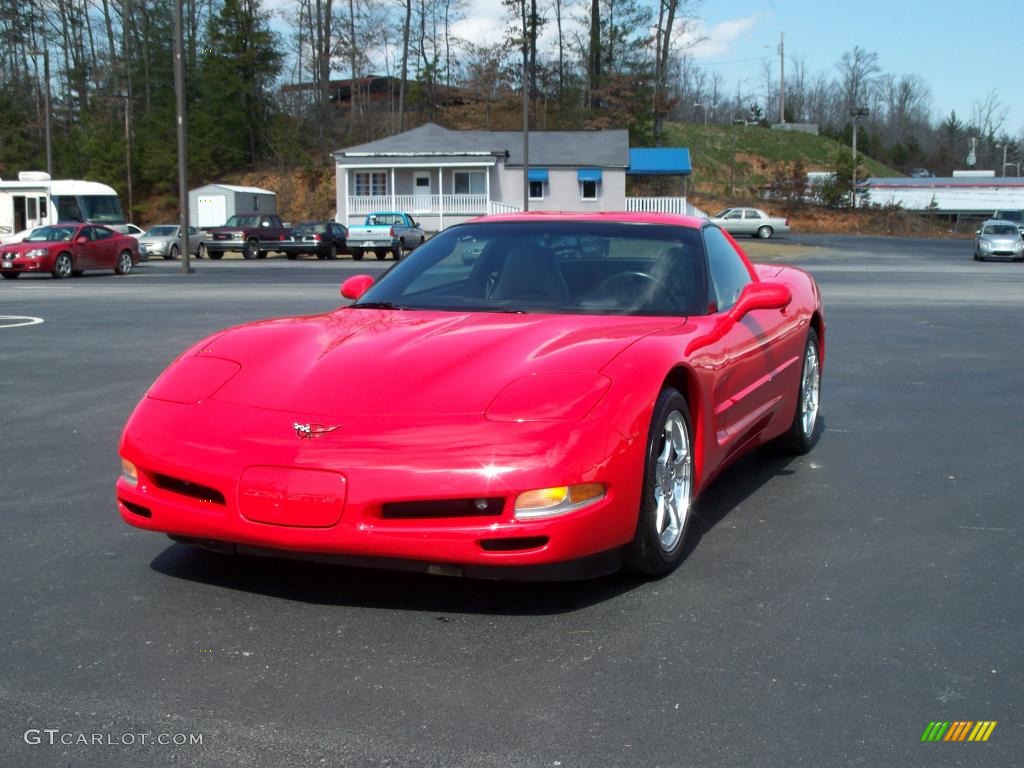 2004 Corvette Coupe - Torch Red / Black photo #1