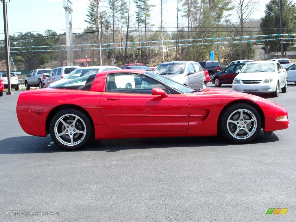 2004 Corvette Coupe - Torch Red / Black photo #12