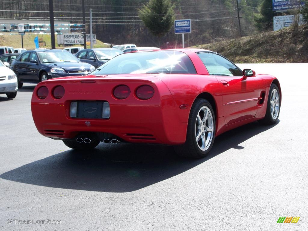 2004 Corvette Coupe - Torch Red / Black photo #13