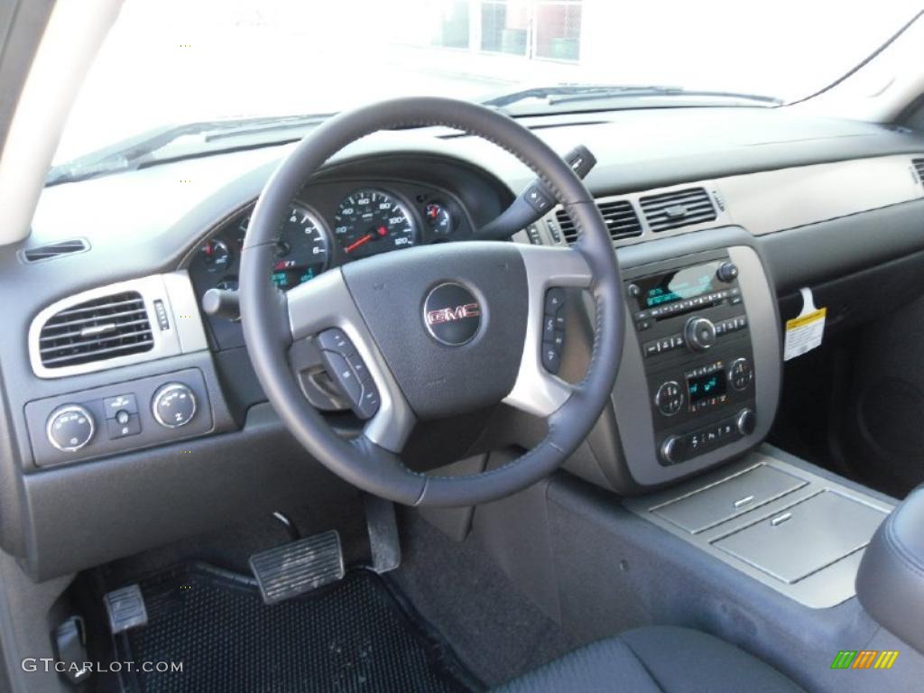 2010 Sierra 1500 SLE Extended Cab 4x4 - Onyx Black / Ebony photo #27