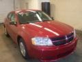 2010 Inferno Red Crystal Pearl Dodge Avenger SXT  photo #9