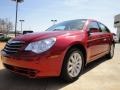 2010 Inferno Red Crystal Pearl Chrysler Sebring Limited Sedan  photo #7