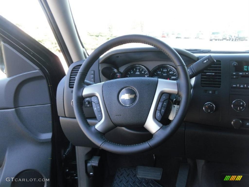 2010 Silverado 1500 LT Extended Cab 4x4 - Black / Ebony photo #15