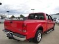 2006 Red Clearcoat Ford F250 Super Duty Lariat Crew Cab  photo #3