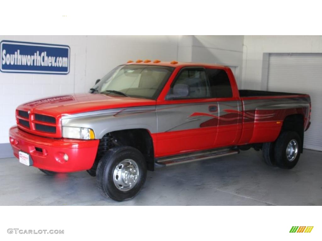 Flame Red Dodge Ram 3500