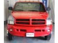 2000 Flame Red Dodge Ram 3500 ST Extended Cab Dually  photo #2