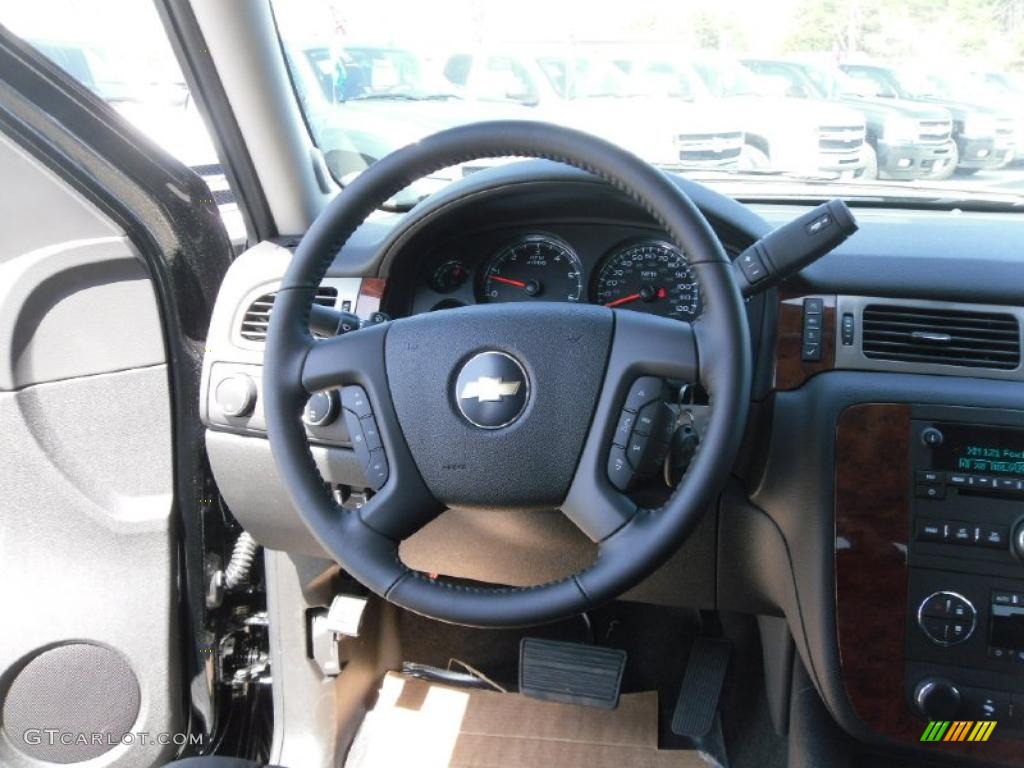 2010 Silverado 1500 LTZ Crew Cab 4x4 - Black / Ebony photo #14