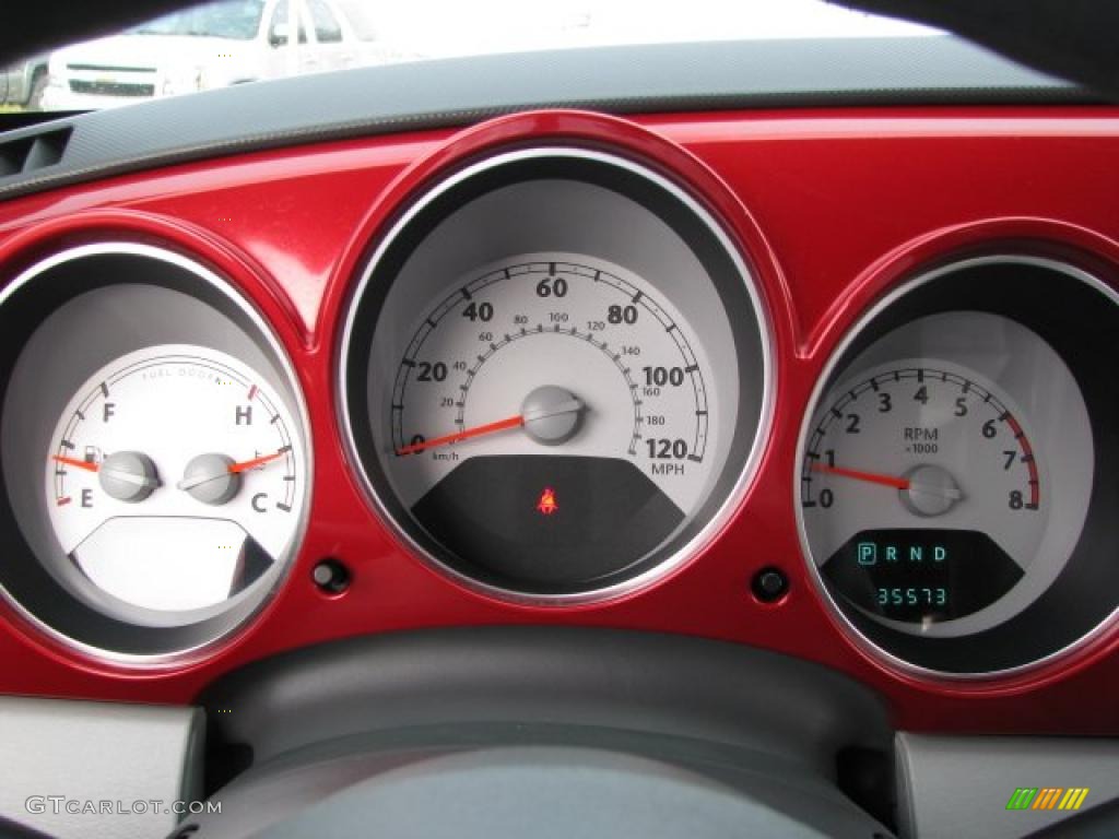 2006 PT Cruiser Touring Convertible - Inferno Red Crystal Pearl / Pastel Slate Gray photo #15