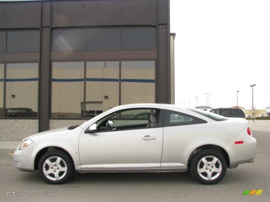 2008 Cobalt LT Coupe - Ultra Silver Metallic / Gray photo #1