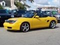 2000 Speed Yellow Porsche Boxster   photo #1