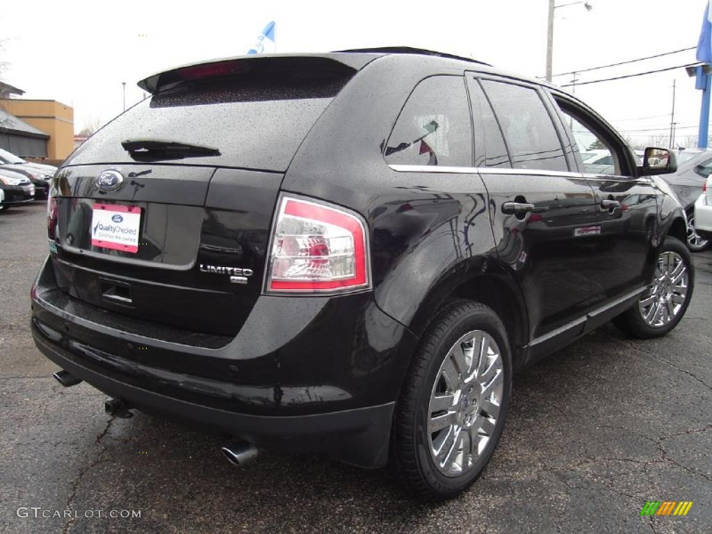 2008 Edge Limited AWD - Black / Charcoal photo #5