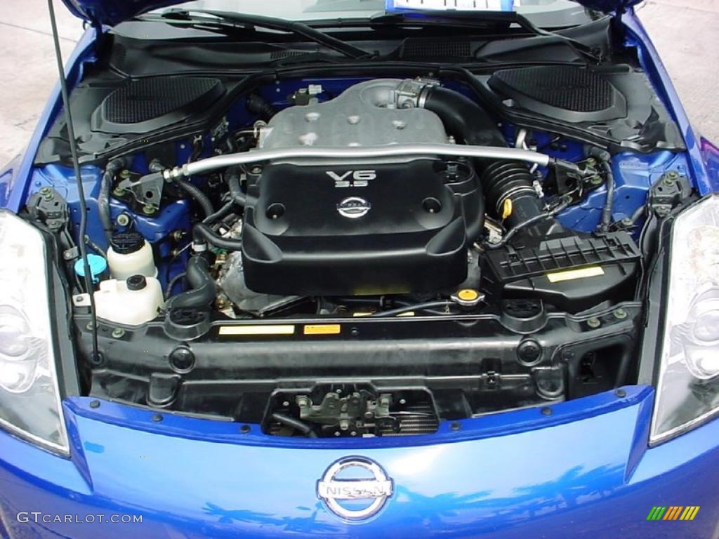 2006 350Z Touring Roadster - Daytona Blue Metallic / Frost Leather photo #23