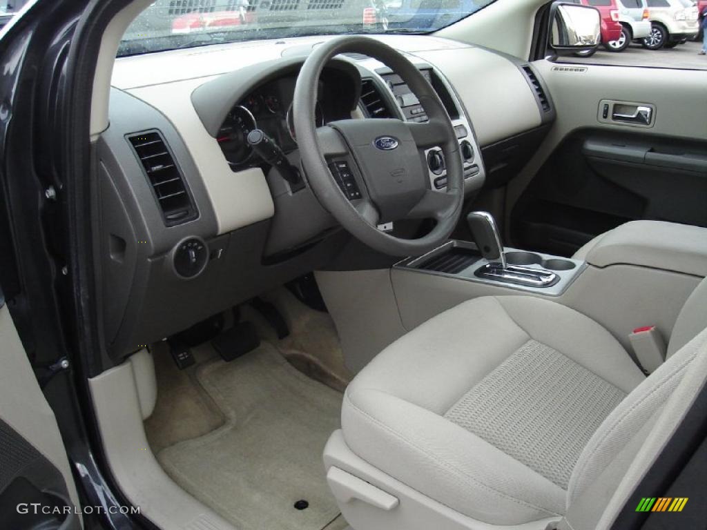 2007 Edge SE AWD - Carbon Metallic / Medium Light Stone photo #24