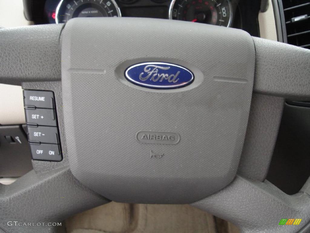 2007 Edge SE AWD - Carbon Metallic / Medium Light Stone photo #29