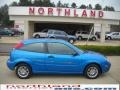 2007 Aqua Blue Metallic Ford Focus ZX3 SE Coupe  photo #1