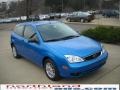 2007 Aqua Blue Metallic Ford Focus ZX3 SE Coupe  photo #14