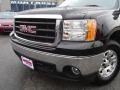 2008 Onyx Black GMC Sierra 1500 SLE Extended Cab 4x4  photo #9