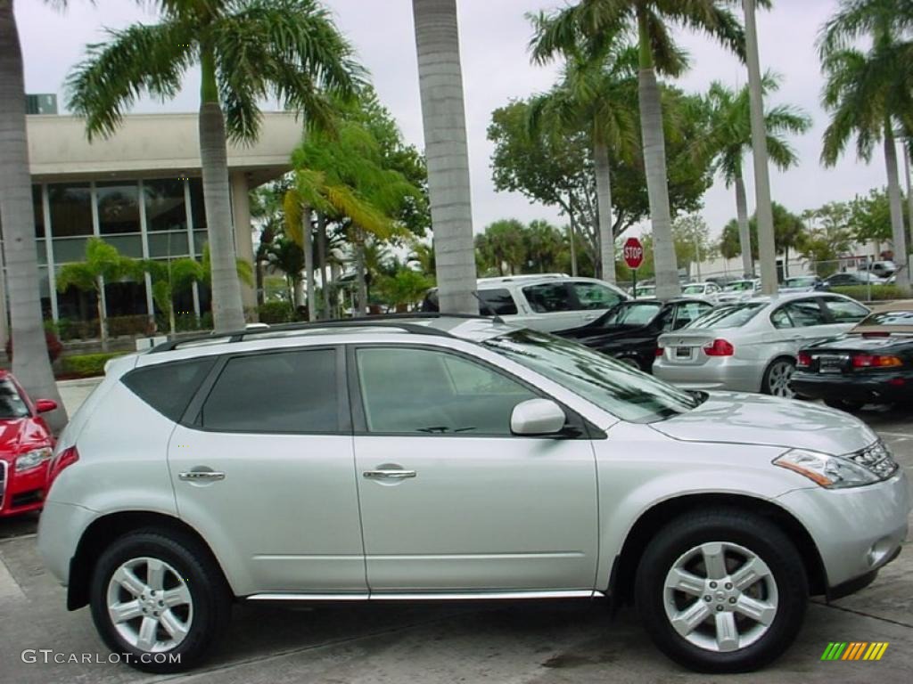 2007 Murano SL - Brilliant Silver Metallic / Charcoal photo #2