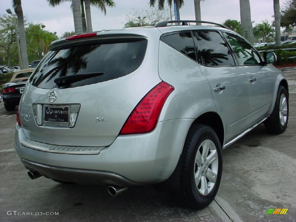 2007 Murano SL - Brilliant Silver Metallic / Charcoal photo #3