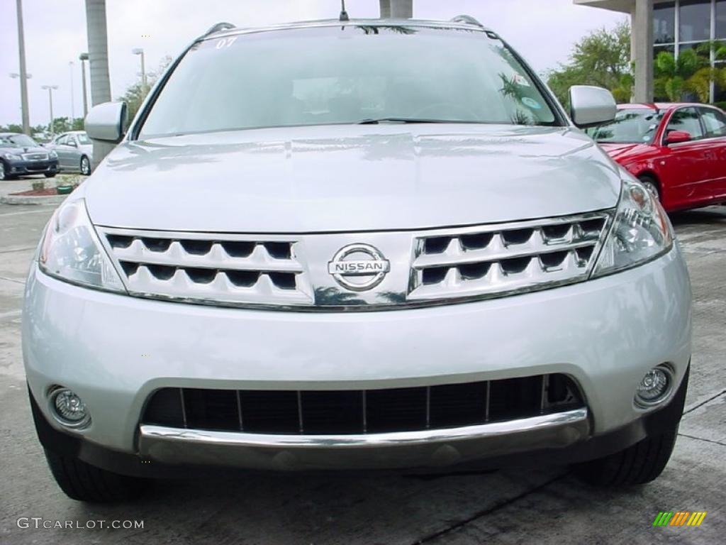 2007 Murano SL - Brilliant Silver Metallic / Charcoal photo #9