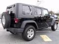 2010 Black Jeep Wrangler Unlimited Rubicon 4x4  photo #3