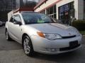 2004 Silver Nickel Saturn ION 3 Quad Coupe  photo #3