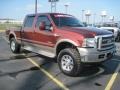 2005 Dark Copper Metallic Ford F250 Super Duty King Ranch FX4 Crew Cab 4x4  photo #3