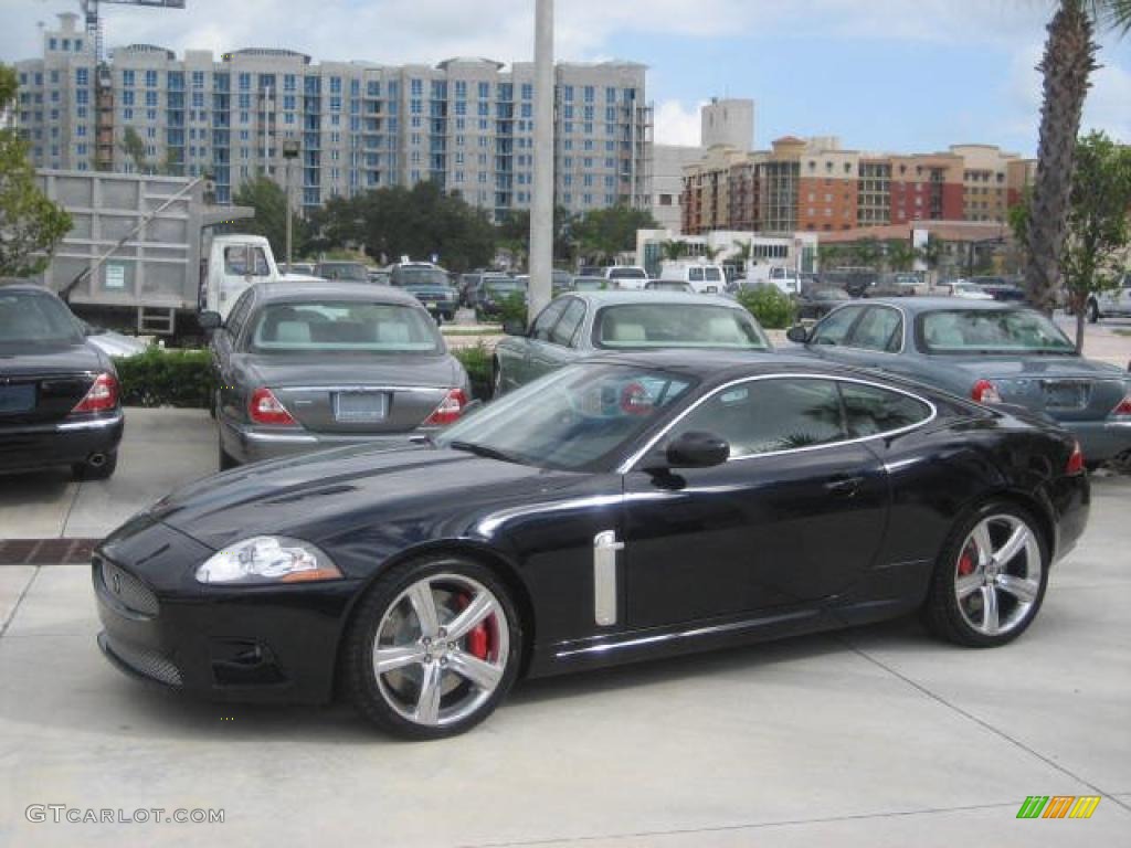 2008 Celestial Black Metallic Jaguar XK XKR Portfolio Edition Coupe  #27625238 Photo #2 | GTCarLot.com - Car Color Galleries
