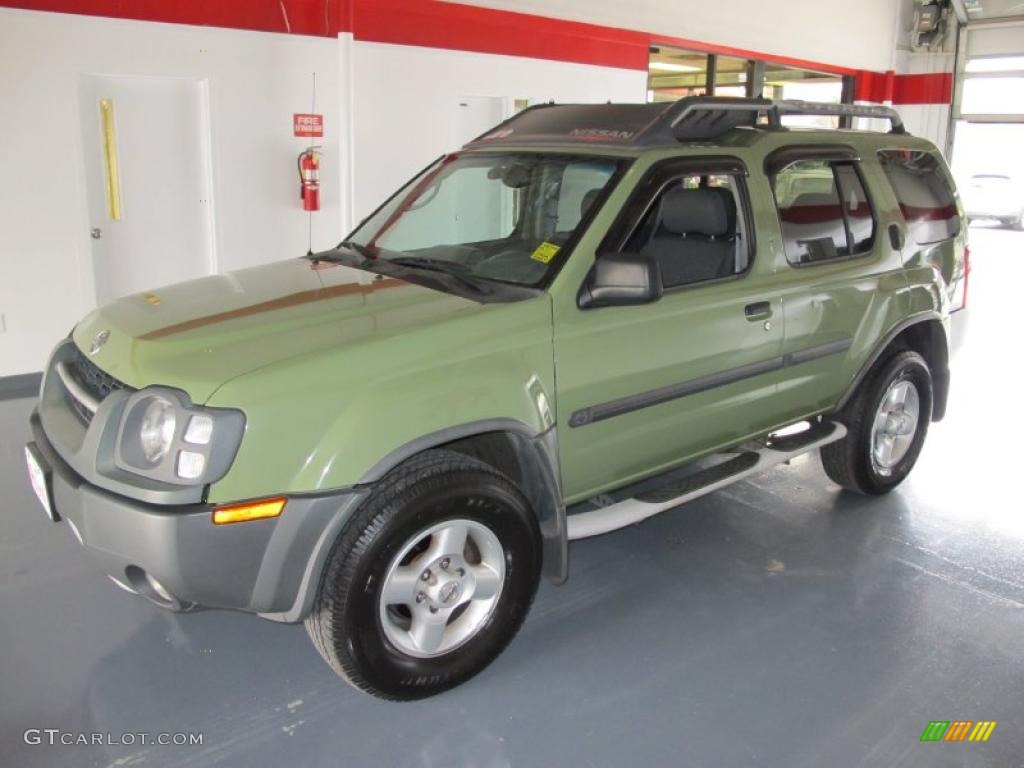 2003 Xterra XE V6 - Canteen Green Metallic / Gray photo #3