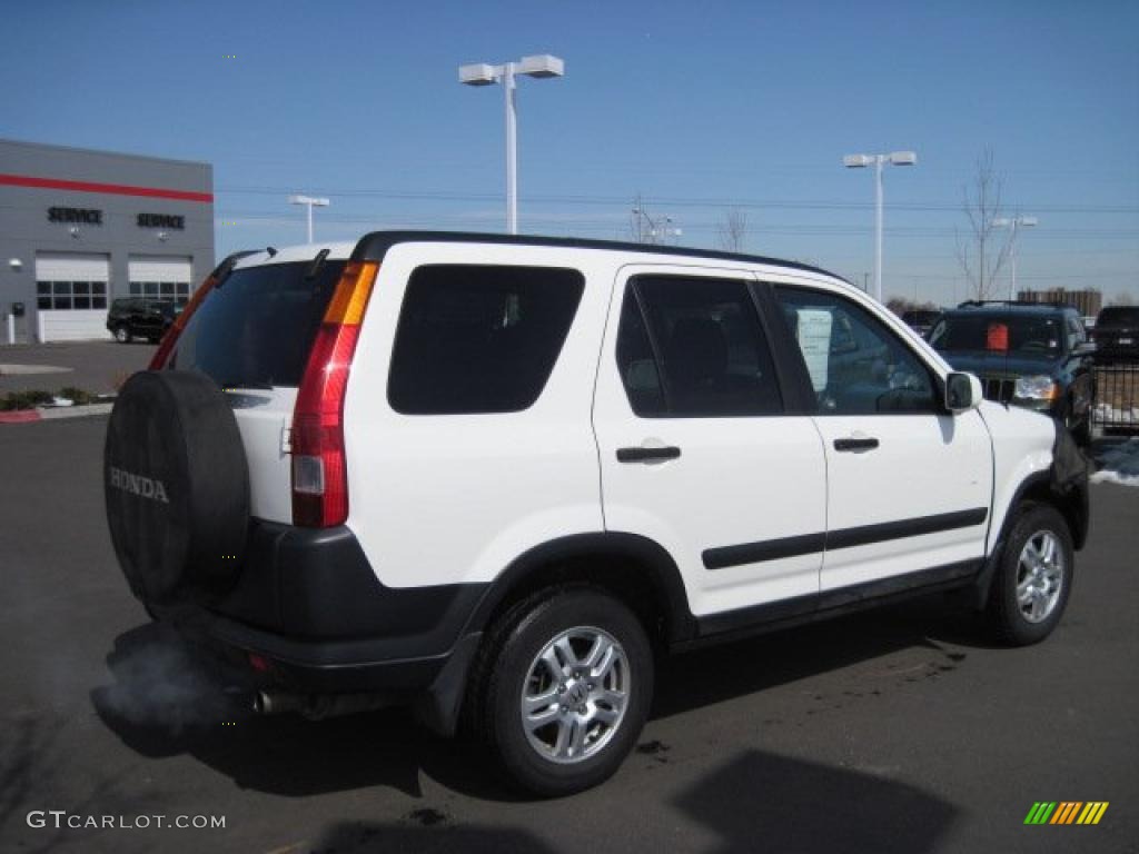 2003 CR-V EX 4WD - Taffeta White / Black photo #2