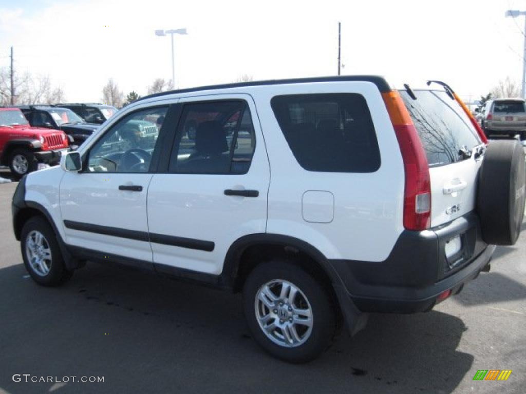 2003 CR-V EX 4WD - Taffeta White / Black photo #4